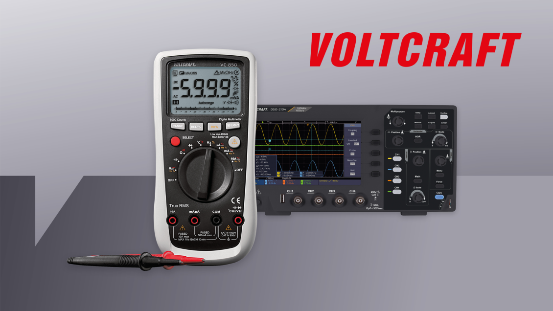 VOLTCRAFT: Measuring instruments, charging technology, power supplies et al.